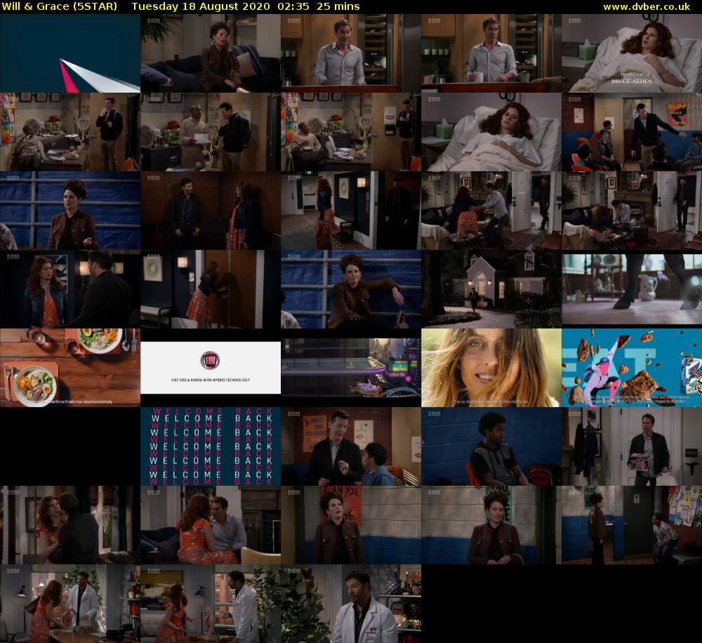 Will & Grace (5STAR) Tuesday 18 August 2020 02:35 - 03:00