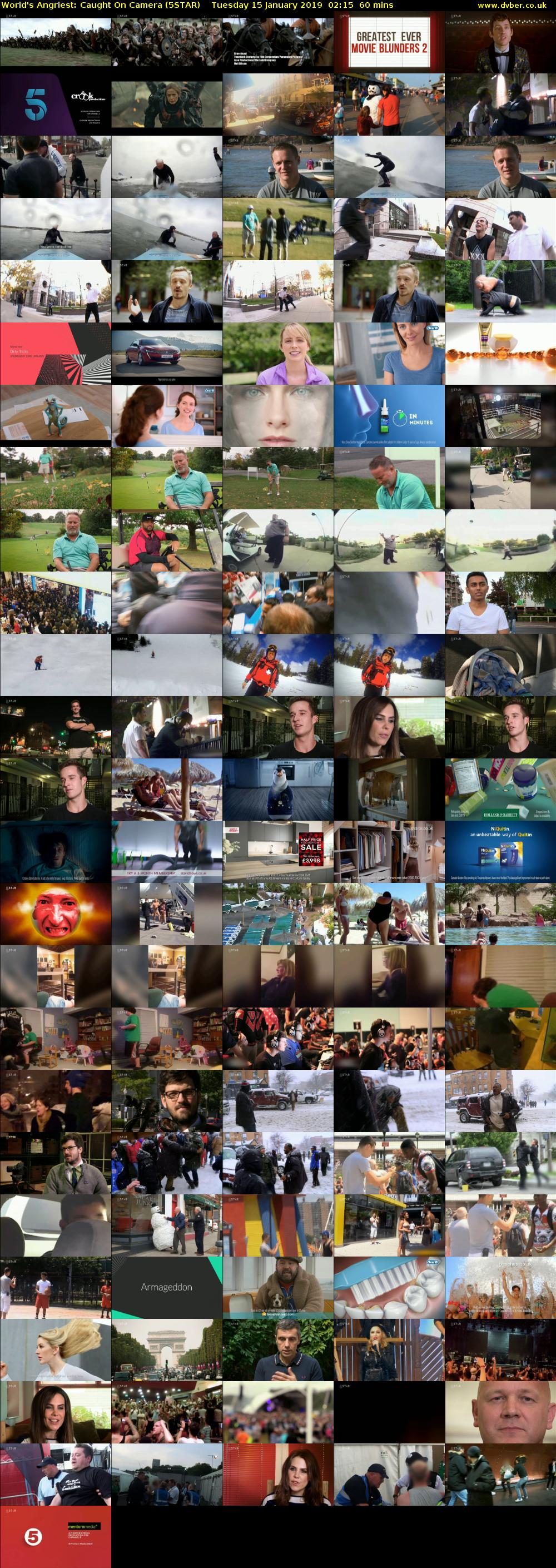 World's Angriest: Caught On Camera (5STAR) Tuesday 15 January 2019 02:15 - 03:15
