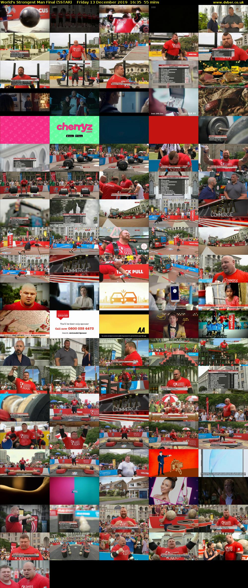 World's Strongest Man Final (5STAR) Friday 13 December 2019 16:35 - 17:30