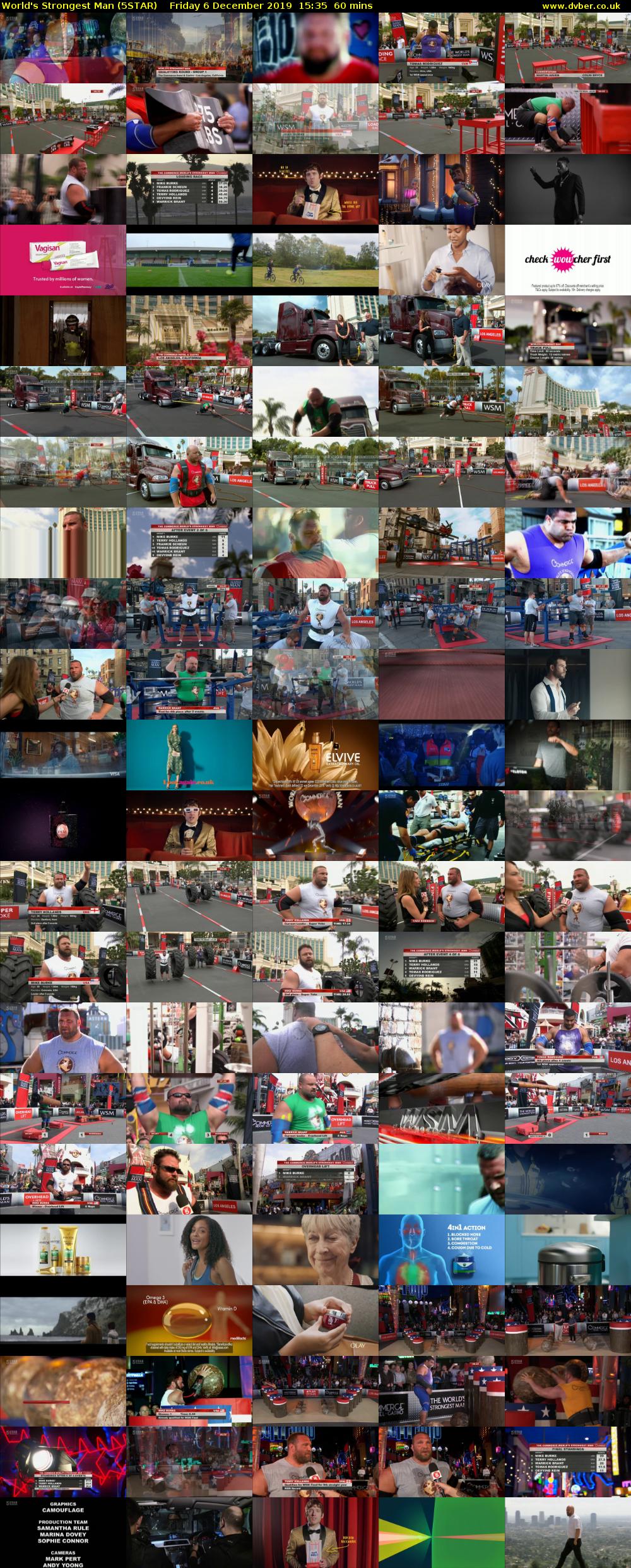 World's Strongest Man (5STAR) Friday 6 December 2019 15:35 - 16:35