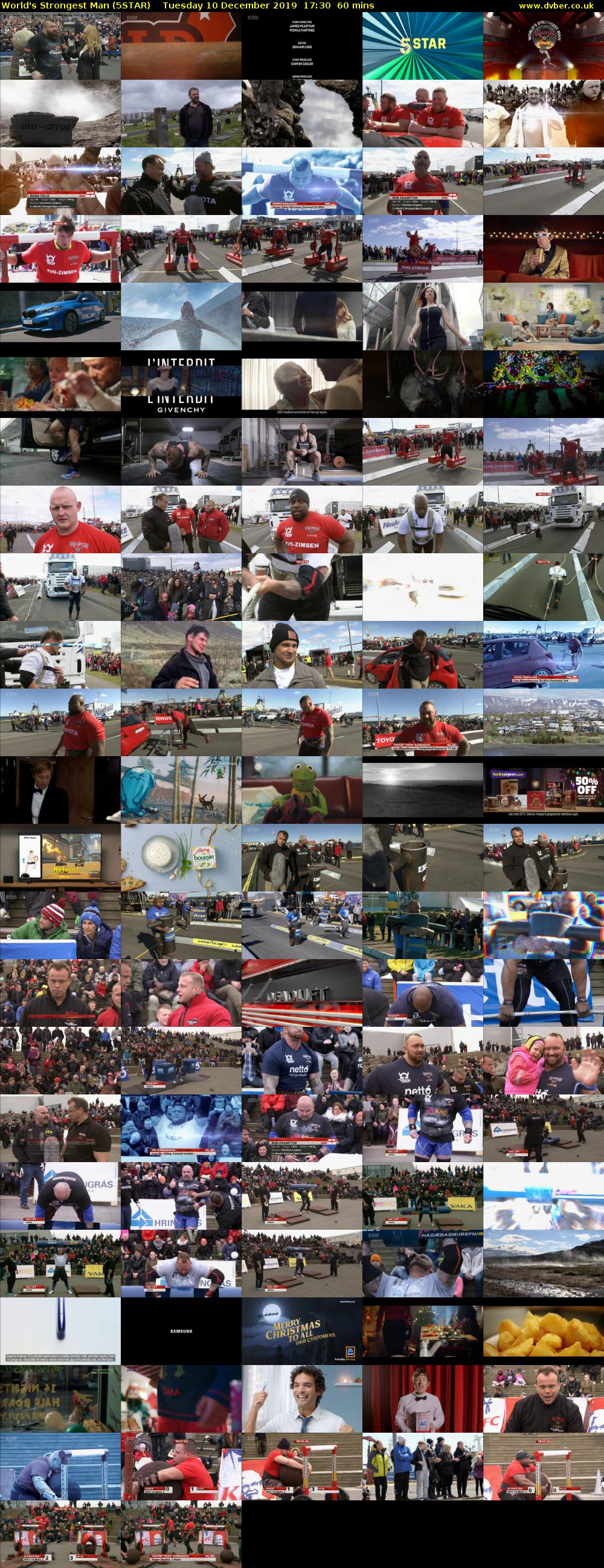 World's Strongest Man (5STAR) Tuesday 10 December 2019 17:30 - 18:30