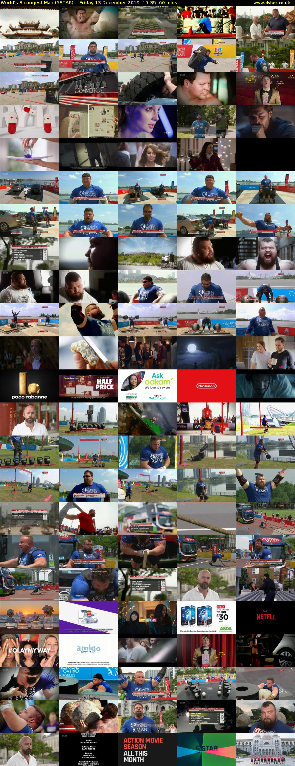 World's Strongest Man (5STAR) Friday 13 December 2019 15:35 - 16:35