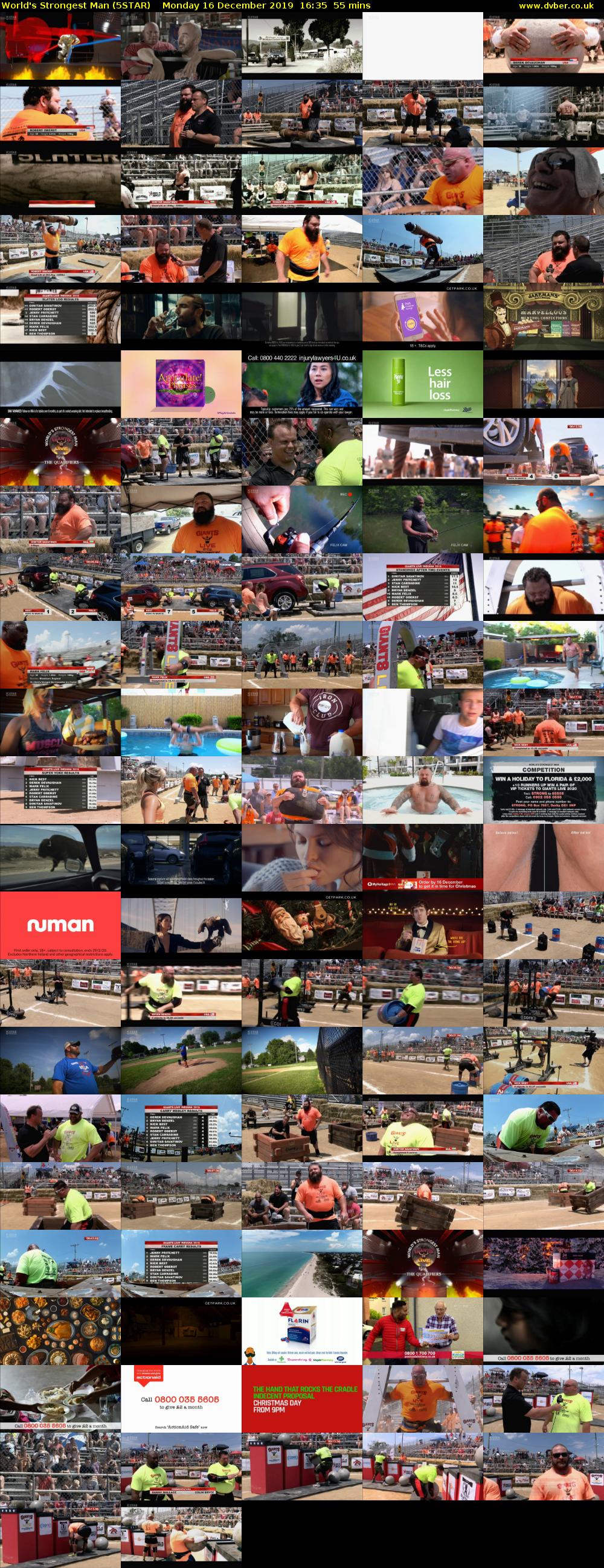 World's Strongest Man (5STAR) Monday 16 December 2019 16:35 - 17:30
