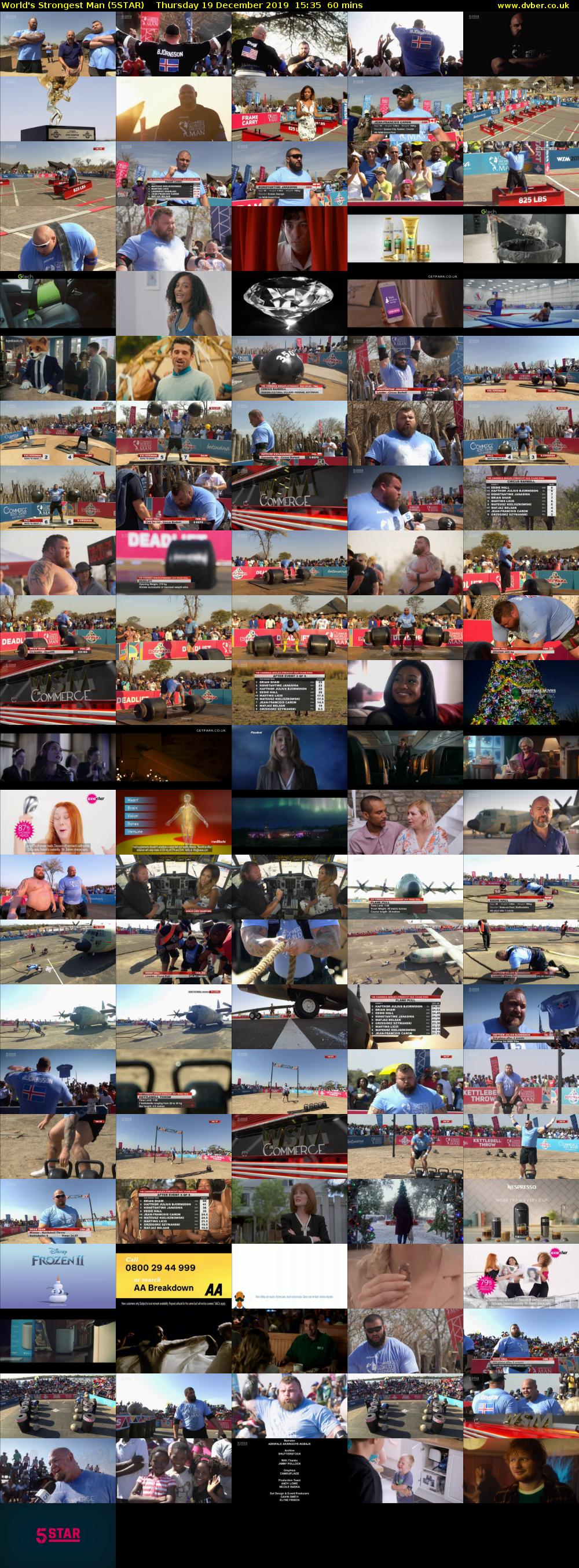 World's Strongest Man (5STAR) Thursday 19 December 2019 15:35 - 16:35