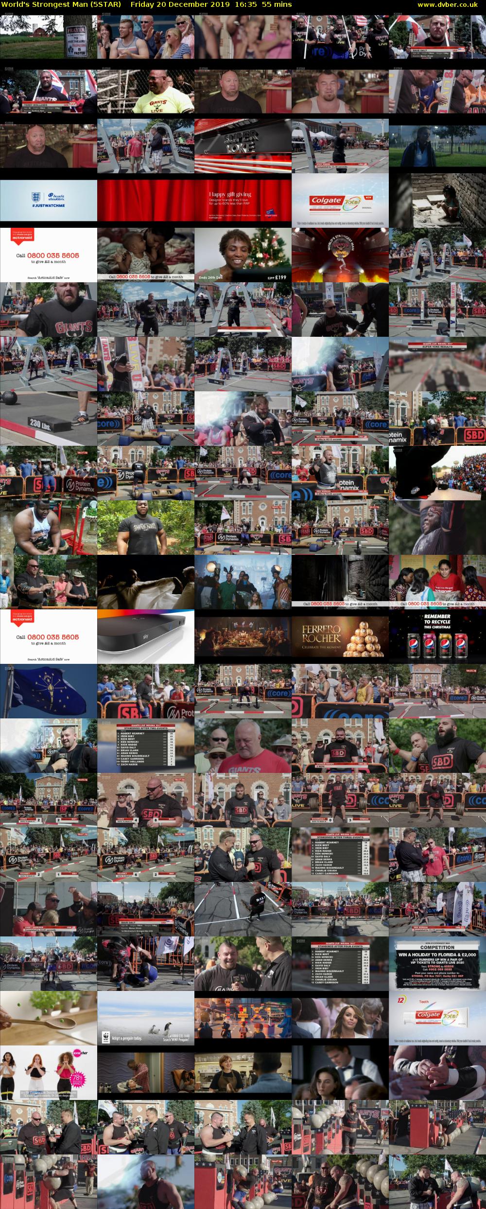 World's Strongest Man (5STAR) Friday 20 December 2019 16:35 - 17:30