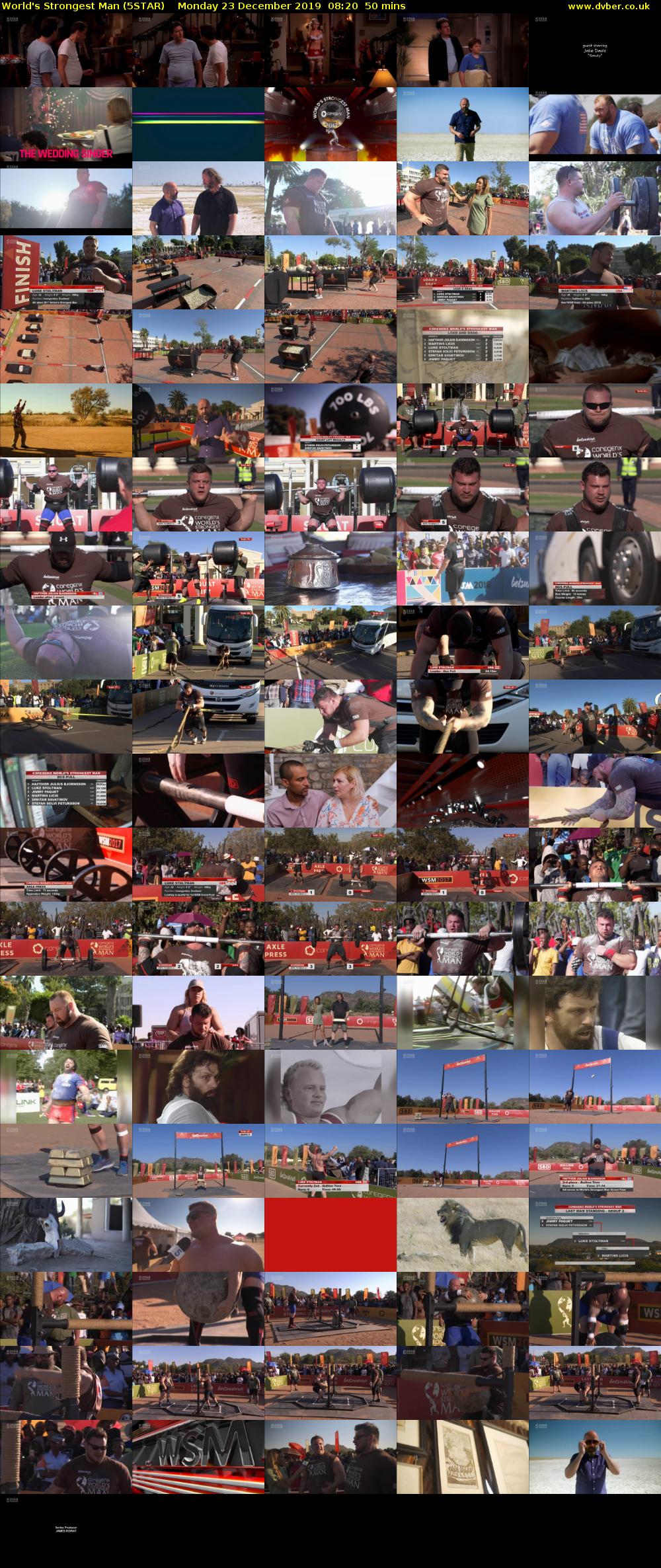 World's Strongest Man (5STAR) Monday 23 December 2019 08:20 - 09:10