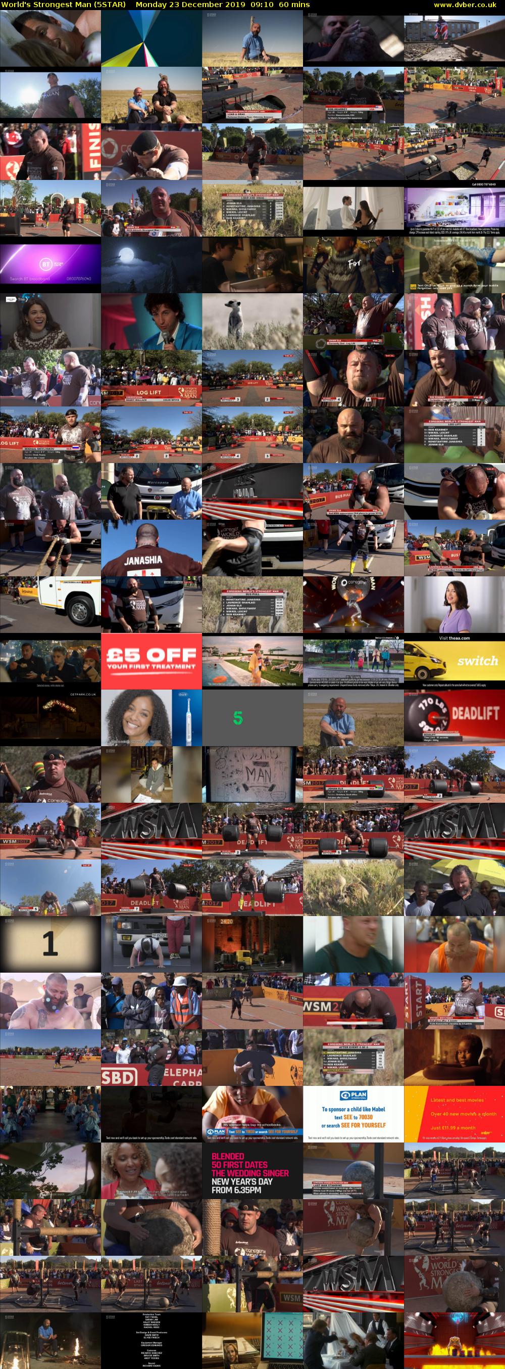 World's Strongest Man (5STAR) Monday 23 December 2019 09:10 - 10:10