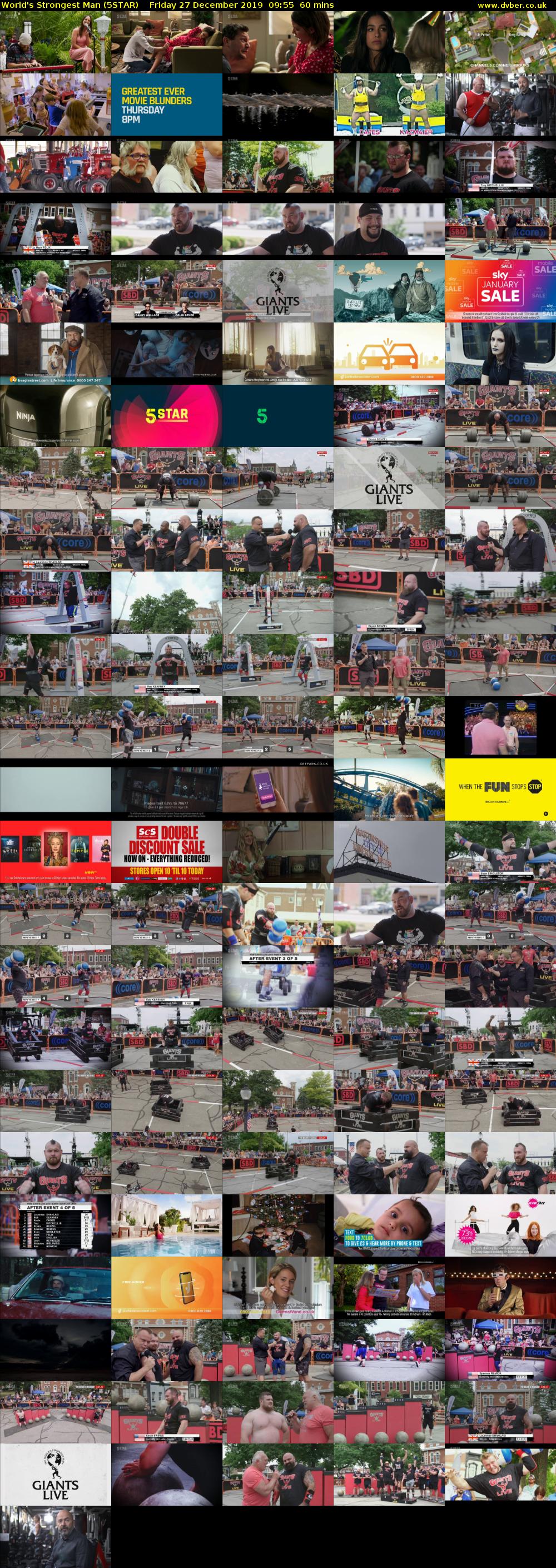 World's Strongest Man (5STAR) Friday 27 December 2019 09:55 - 10:55