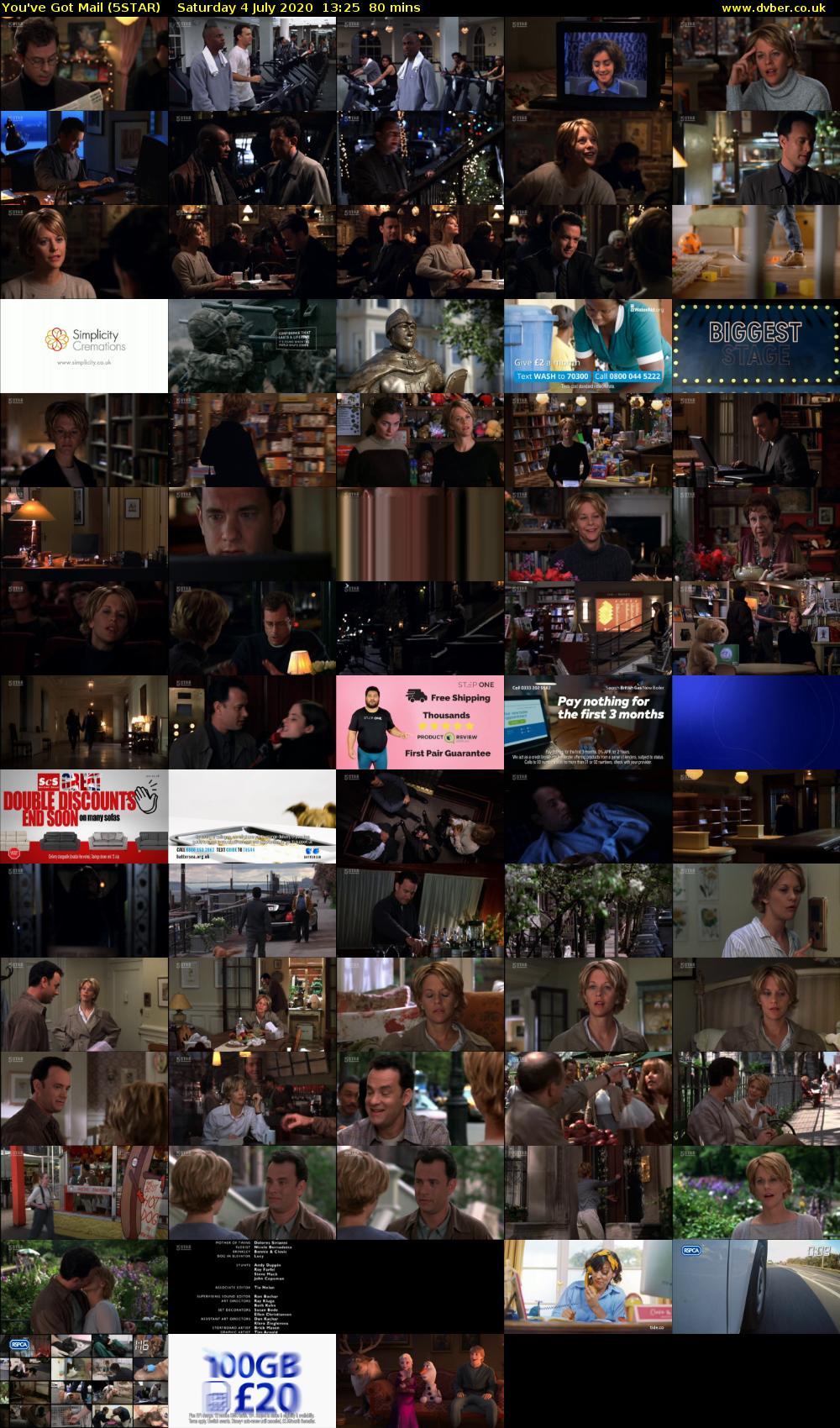 You've Got Mail (5STAR) Saturday 4 July 2020 13:25 - 14:45