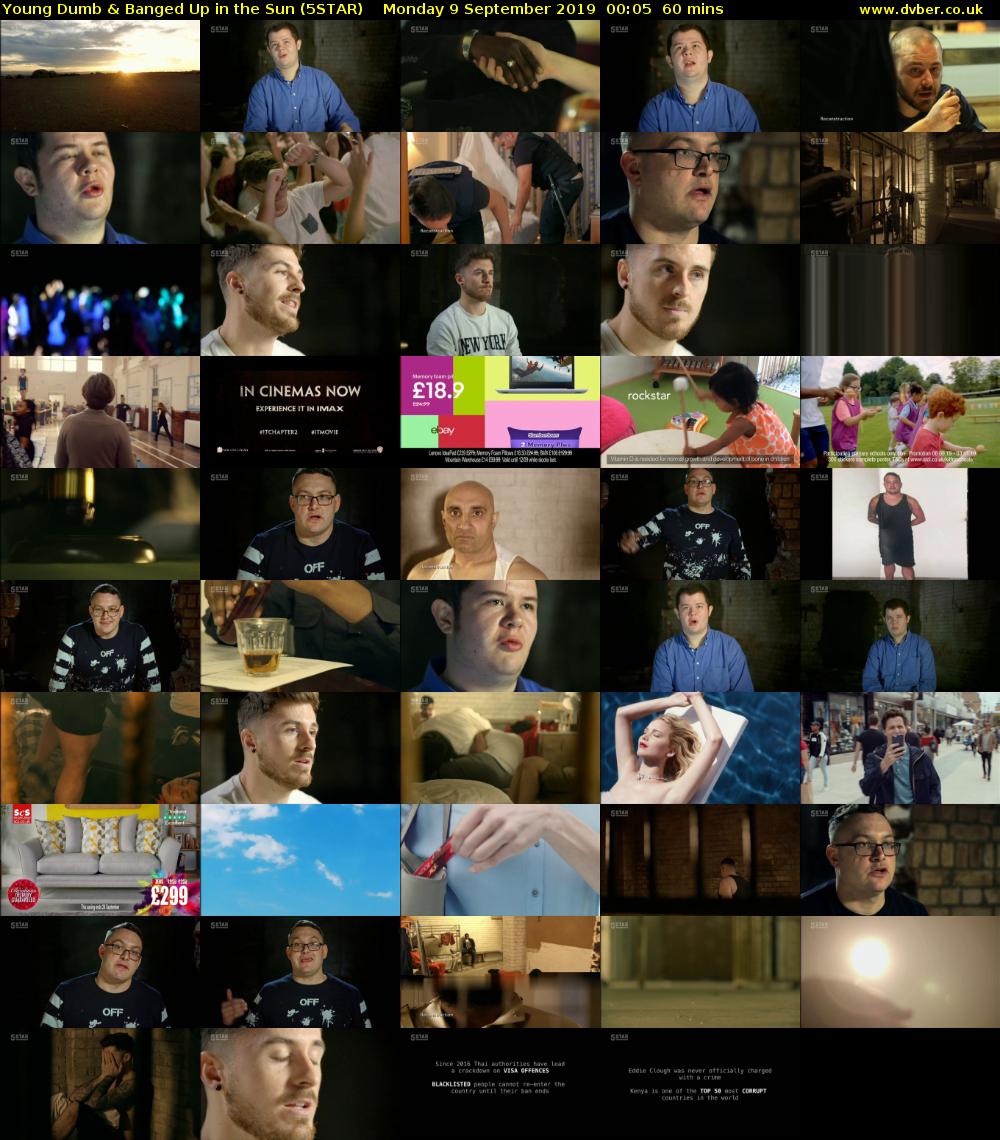 Young Dumb & Banged Up in the Sun (5STAR) Monday 9 September 2019 00:05 - 01:05