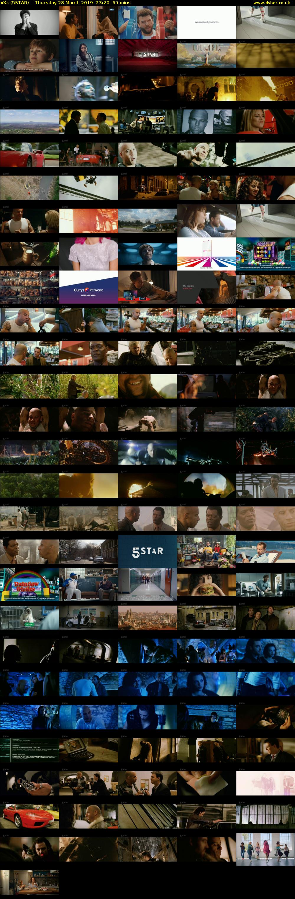 xXx (5STAR) Thursday 28 March 2019 23:20 - 00:25