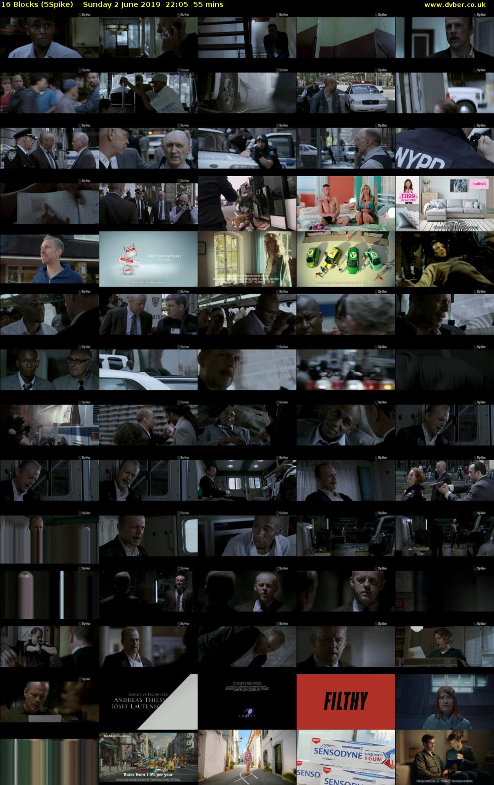 16 Blocks (5Spike) Sunday 2 June 2019 22:05 - 23:00