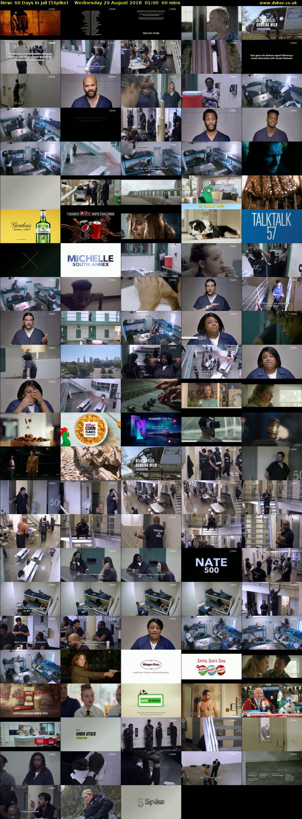 60 Days In Jail (5Spike) Wednesday 29 August 2018 01:00 - 02:00