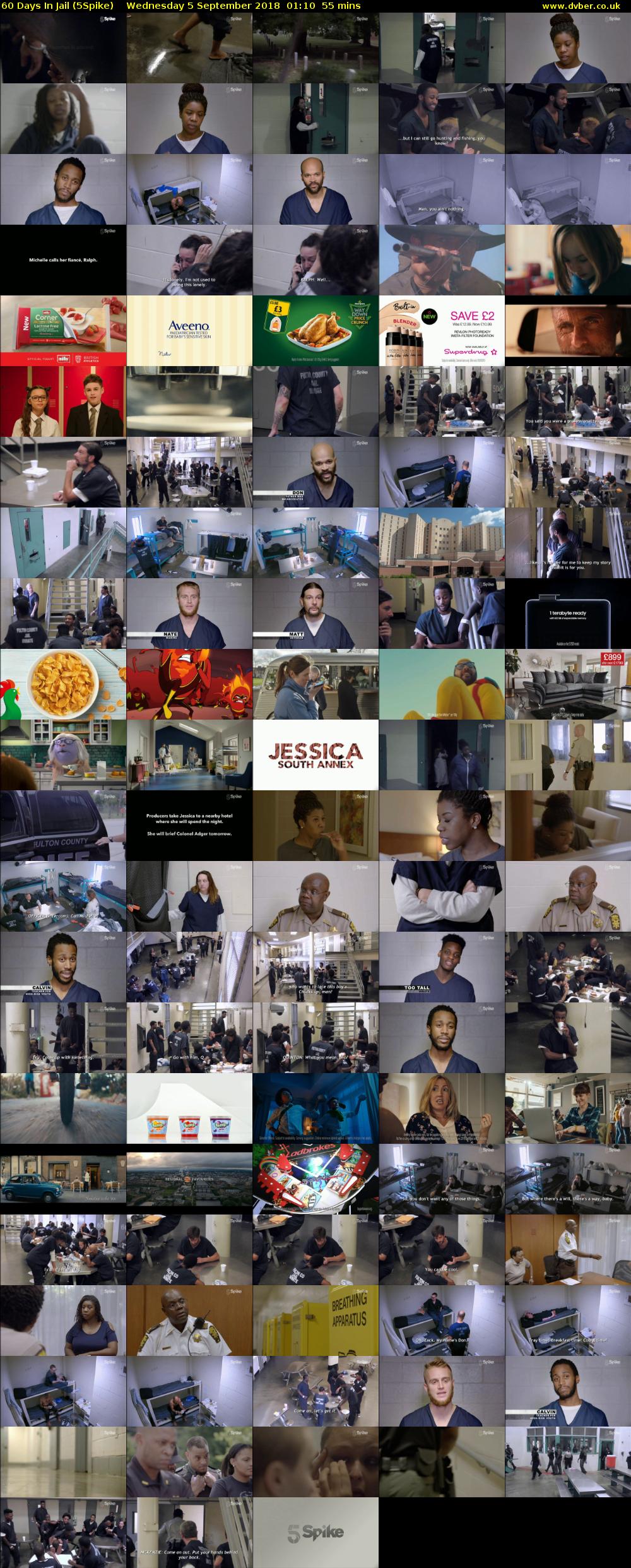 60 Days In Jail (5Spike) Wednesday 5 September 2018 01:10 - 02:05