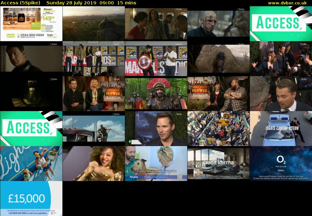 Access (5Spike) Sunday 28 July 2019 09:00 - 09:15