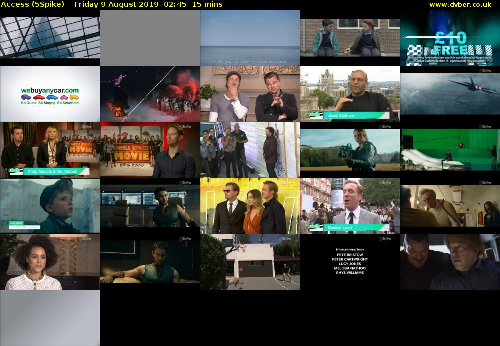 Access (5Spike) Friday 9 August 2019 02:45 - 03:00