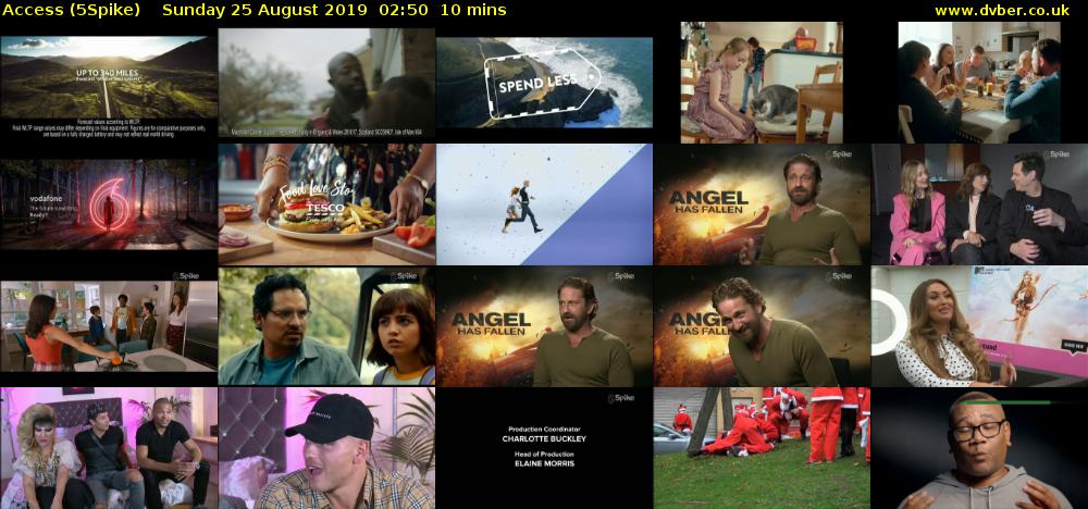 Access (5Spike) Sunday 25 August 2019 02:50 - 03:00
