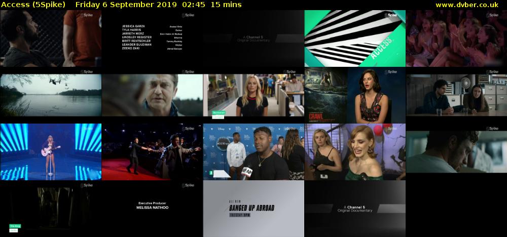 Access (5Spike) Friday 6 September 2019 02:45 - 03:00