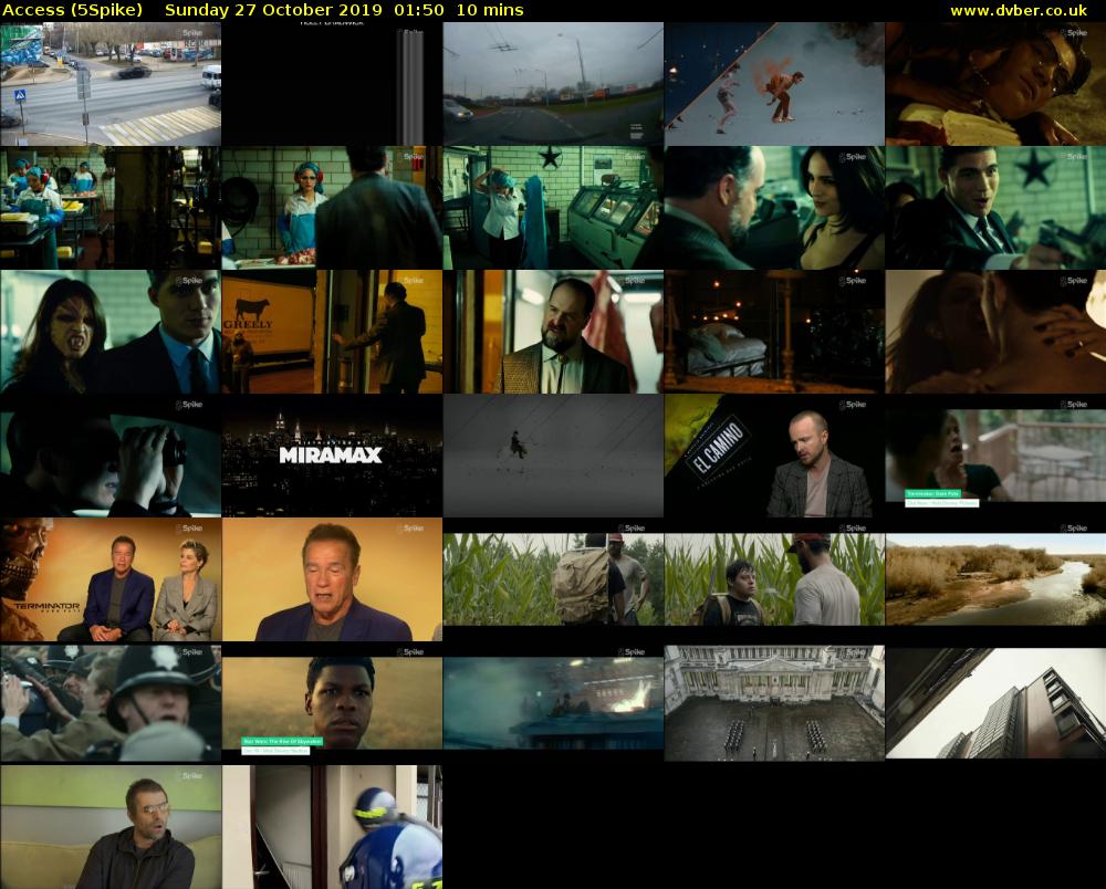 Access (5Spike) Sunday 27 October 2019 01:50 - 02:00