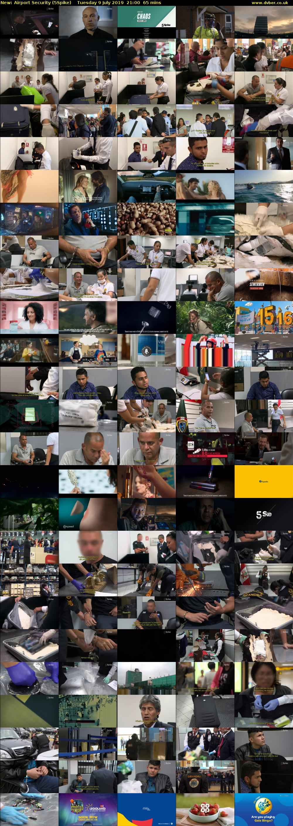 Airport Security (5Spike) Tuesday 9 July 2019 21:00 - 22:05