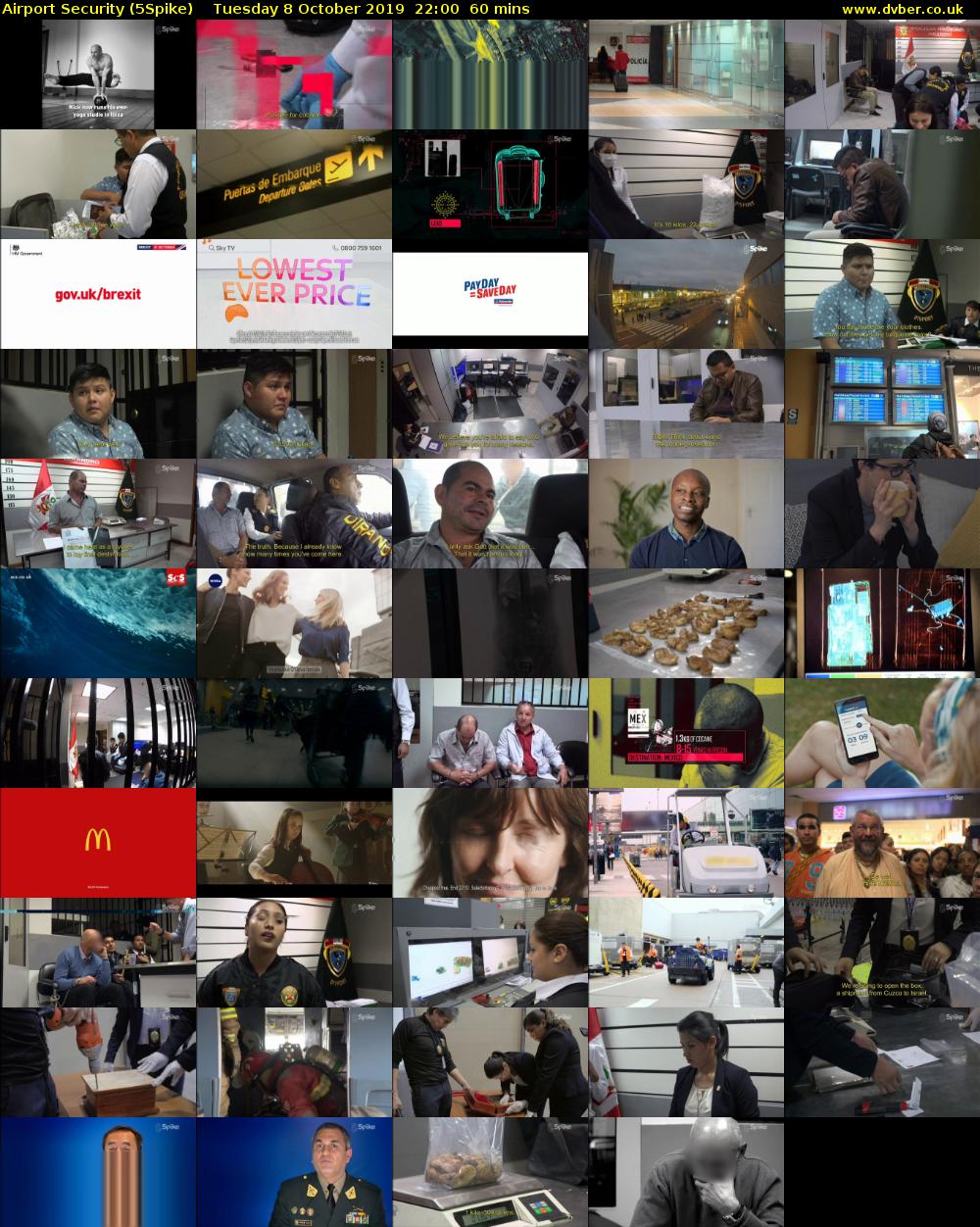 Airport Security (5Spike) Tuesday 8 October 2019 22:00 - 23:00