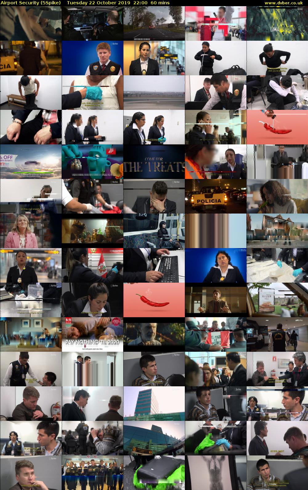 Airport Security (5Spike) Tuesday 22 October 2019 22:00 - 23:00