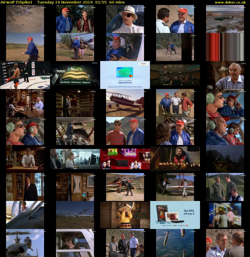 Airwolf (5Spike) Tuesday 19 November 2019 01:55 - 02:55