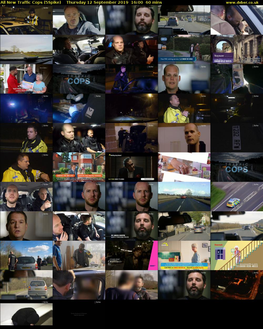 All New Traffic Cops (5Spike) Thursday 12 September 2019 16:00 - 17:00