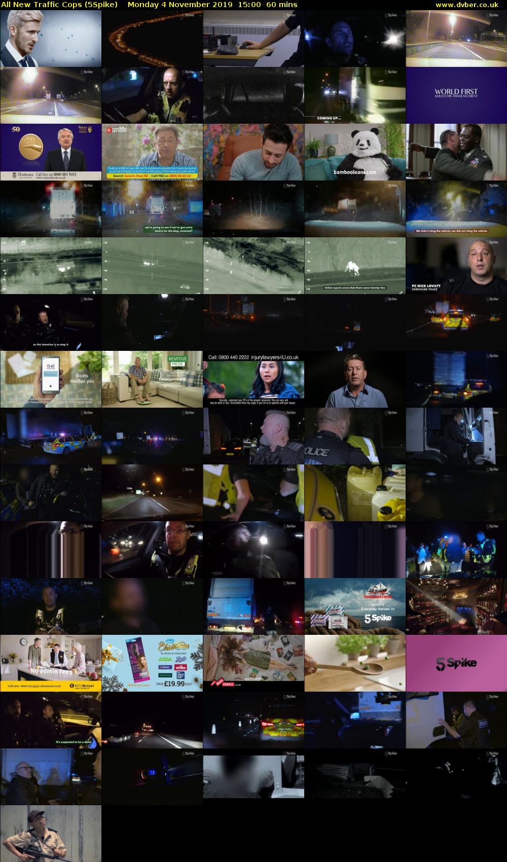All New Traffic Cops (5Spike) Monday 4 November 2019 15:00 - 16:00