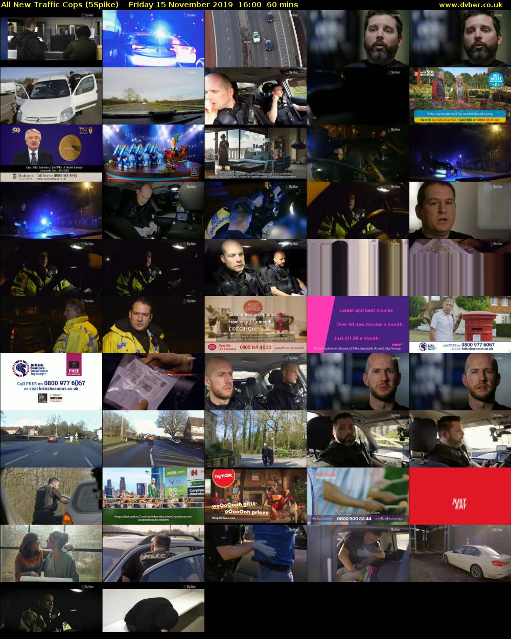 All New Traffic Cops (5Spike) Friday 15 November 2019 16:00 - 17:00