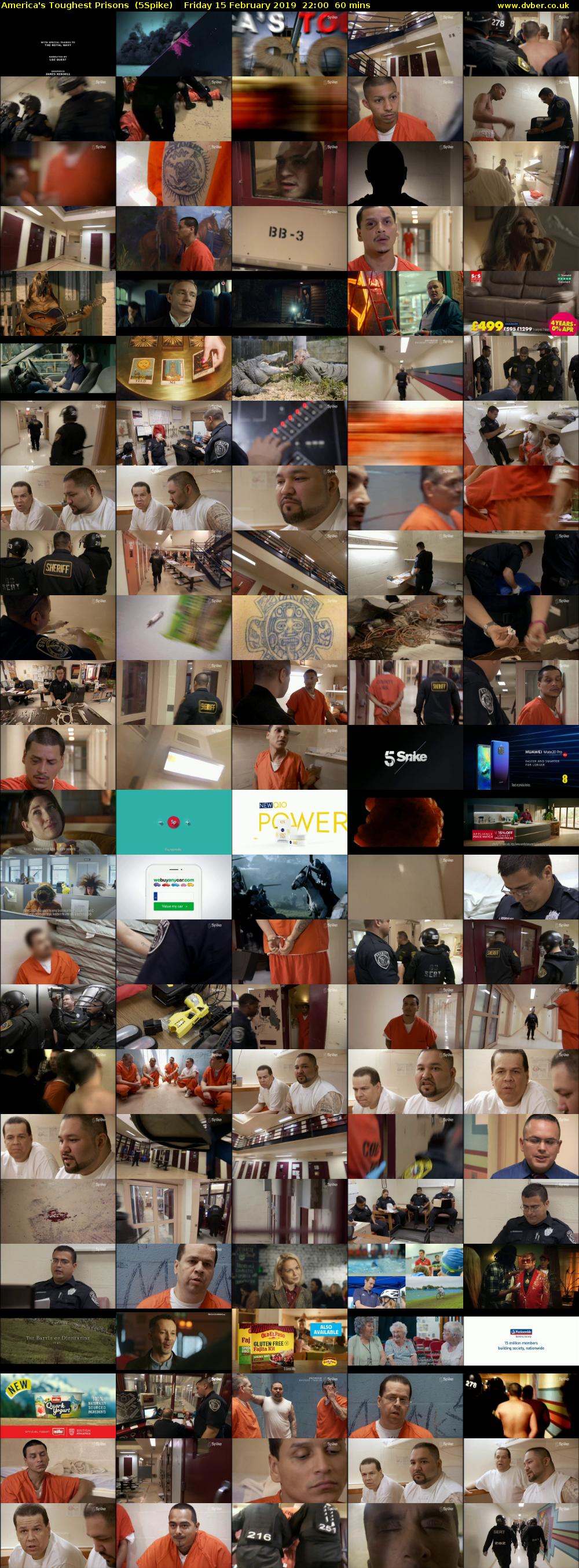 America's Toughest Prisons  (5Spike) Friday 15 February 2019 22:00 - 23:00
