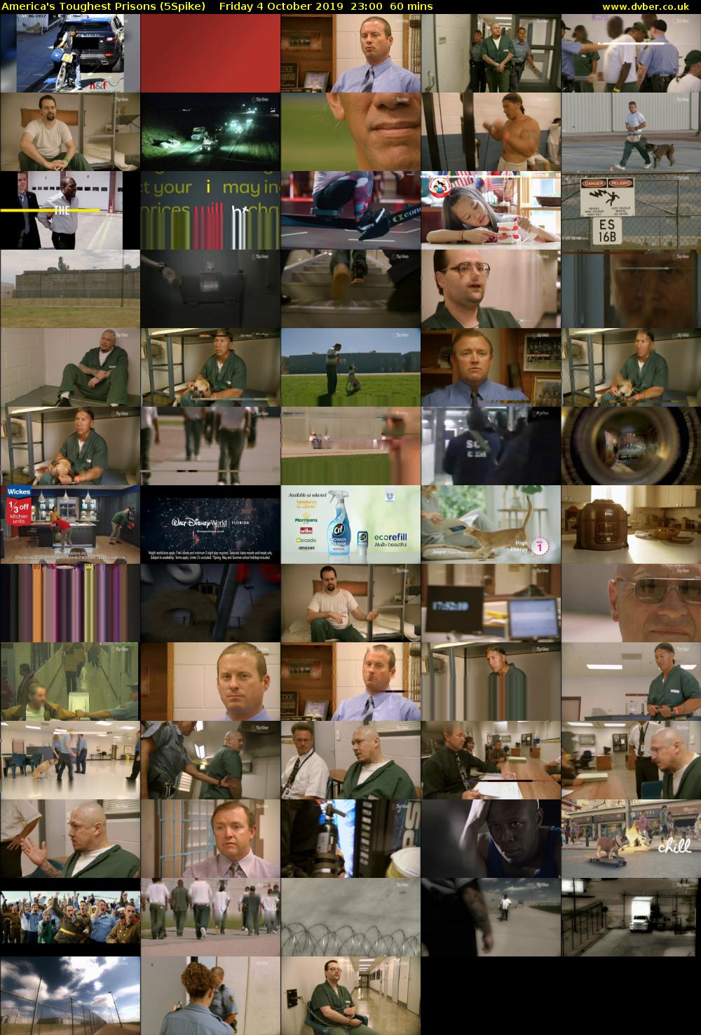 America's Toughest Prisons (5Spike) Friday 4 October 2019 23:00 - 00:00
