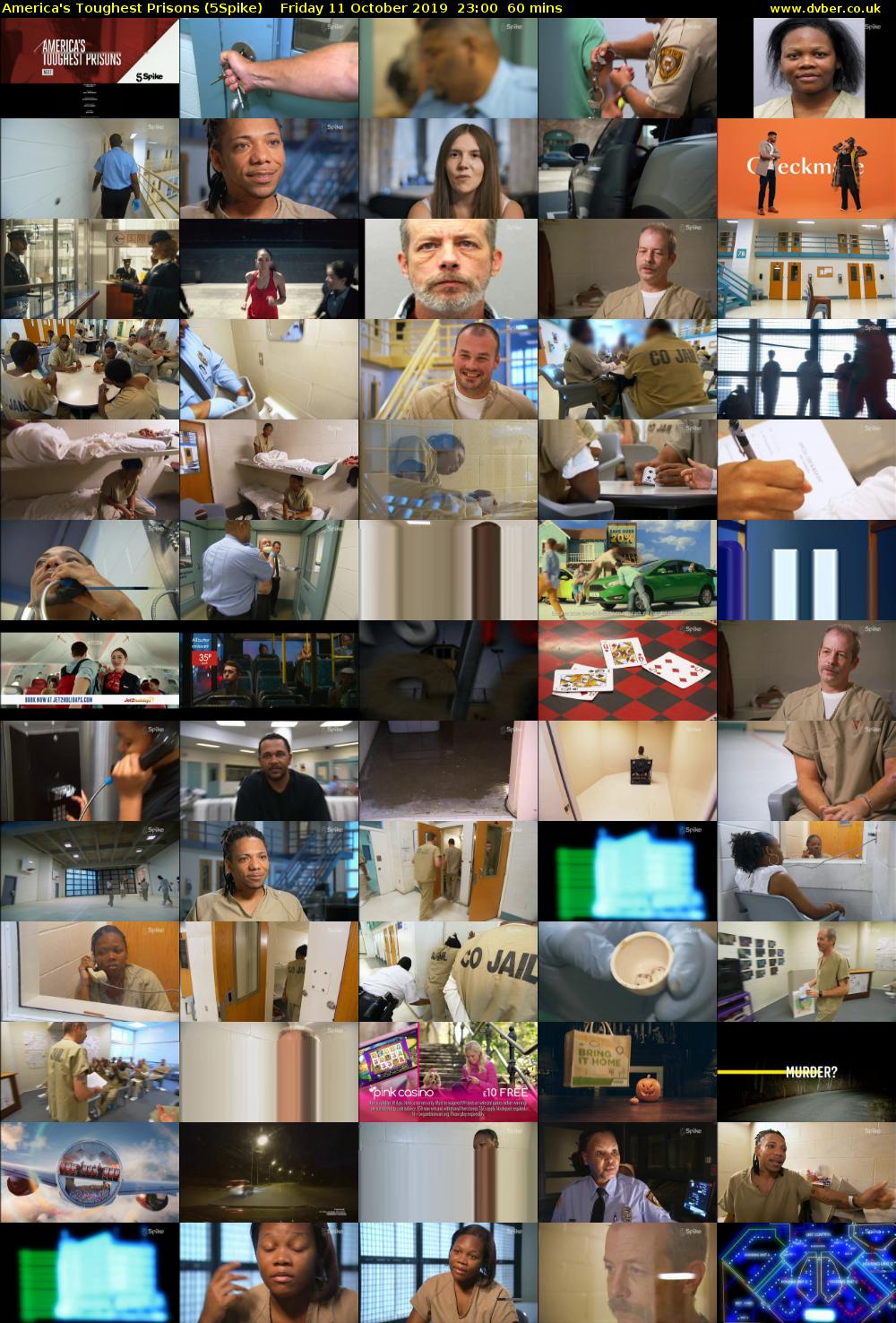 America's Toughest Prisons (5Spike) Friday 11 October 2019 23:00 - 00:00