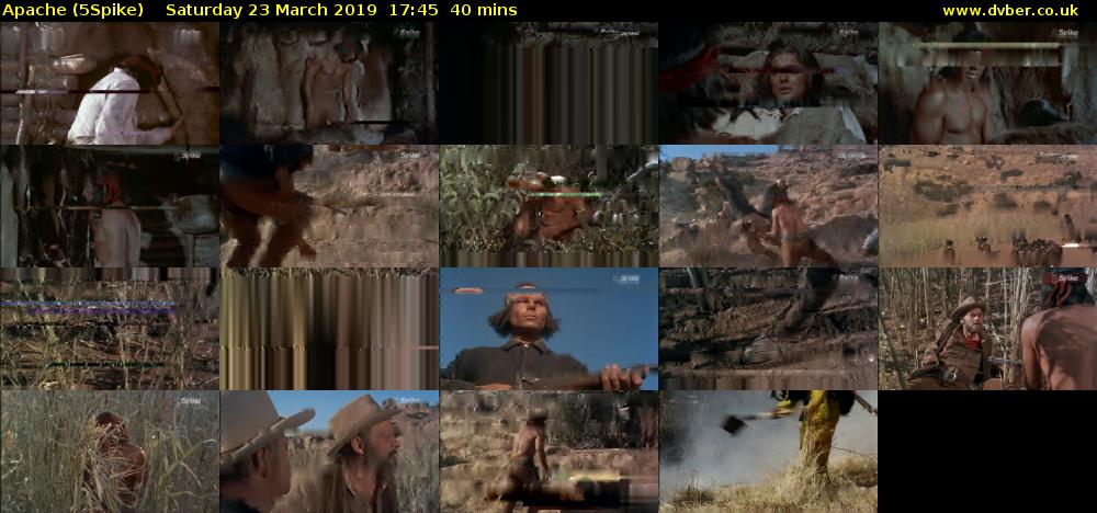 Apache (5Spike) Saturday 23 March 2019 17:45 - 18:25