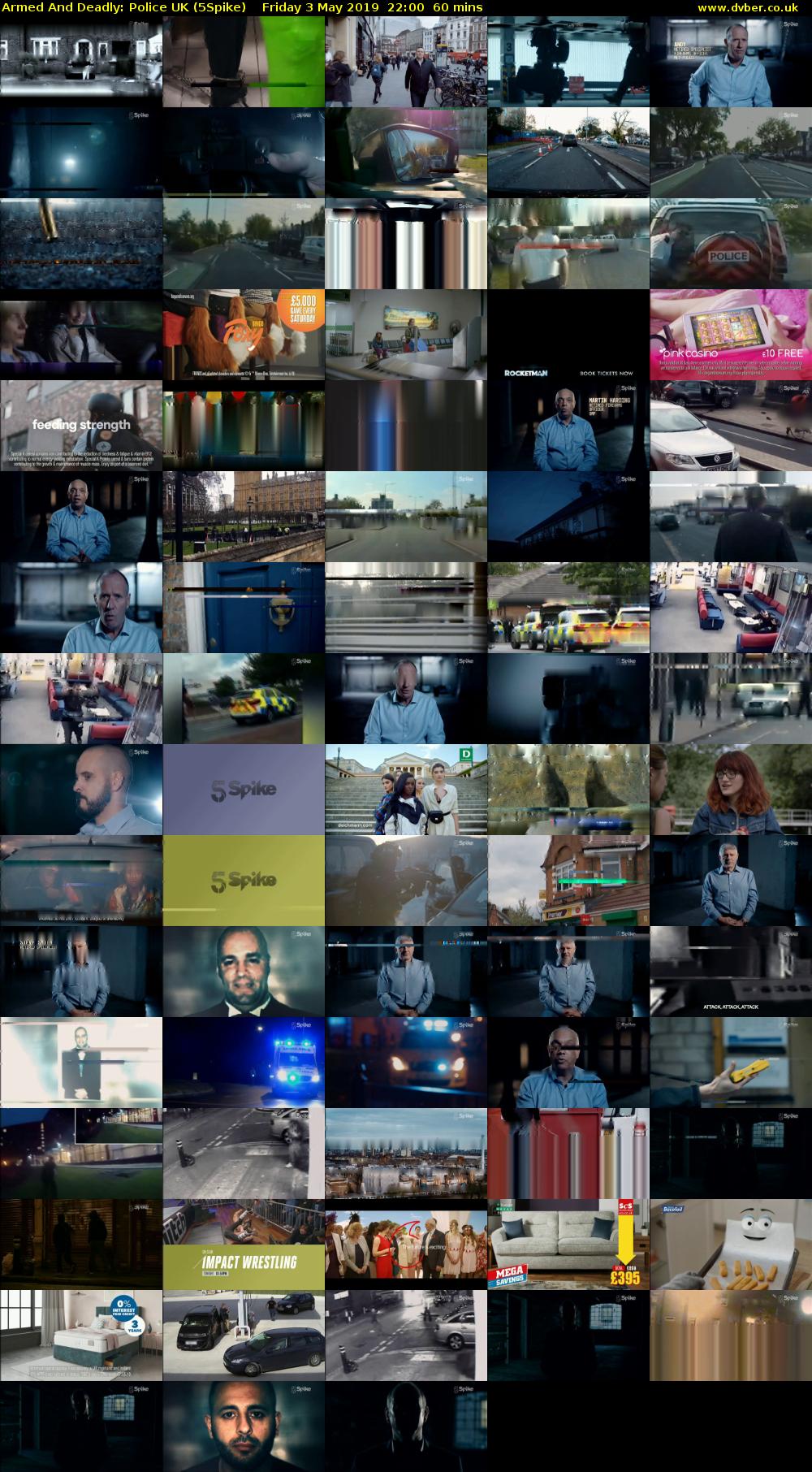 Armed And Deadly: Police UK (5Spike) Friday 3 May 2019 22:00 - 23:00