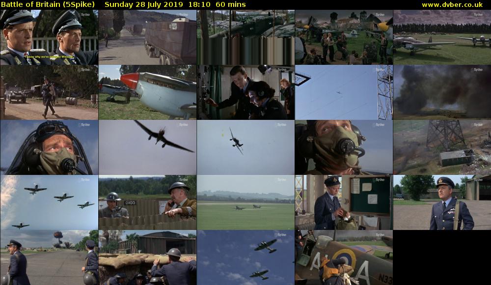 Battle of Britain (5Spike) Sunday 28 July 2019 18:10 - 19:10