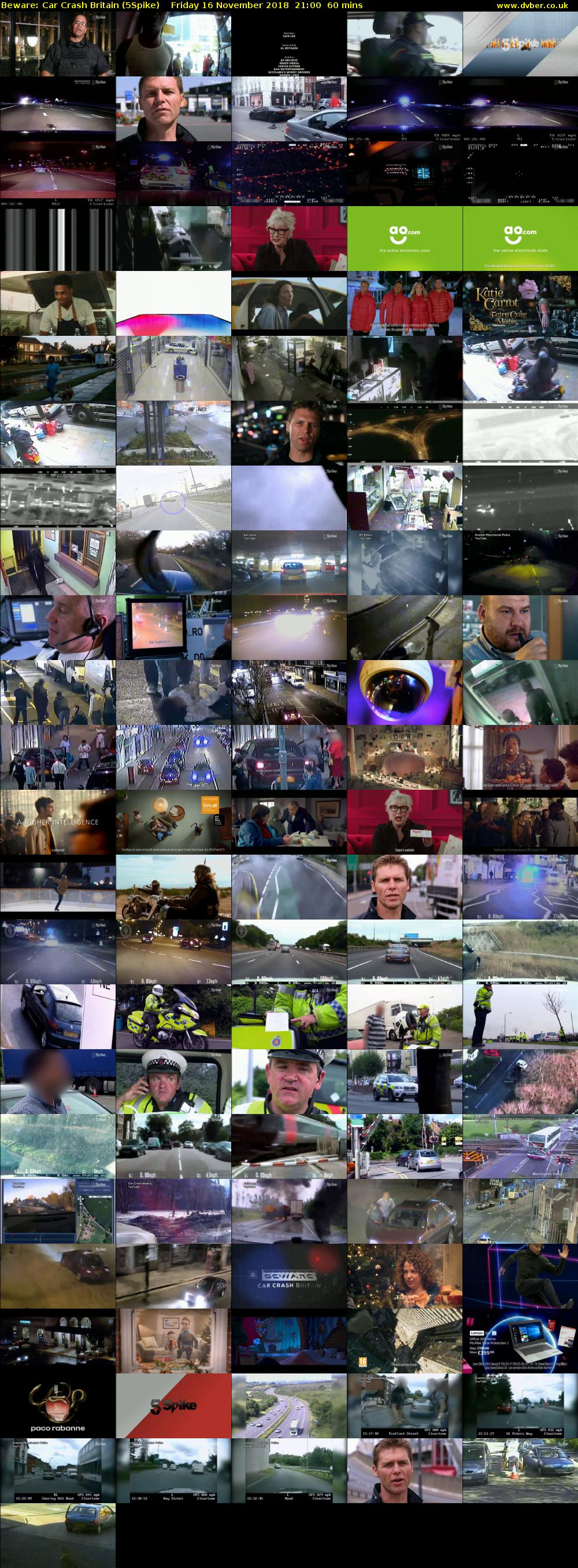 Beware: Car Crash Britain (5Spike) Friday 16 November 2018 21:00 - 22:00
