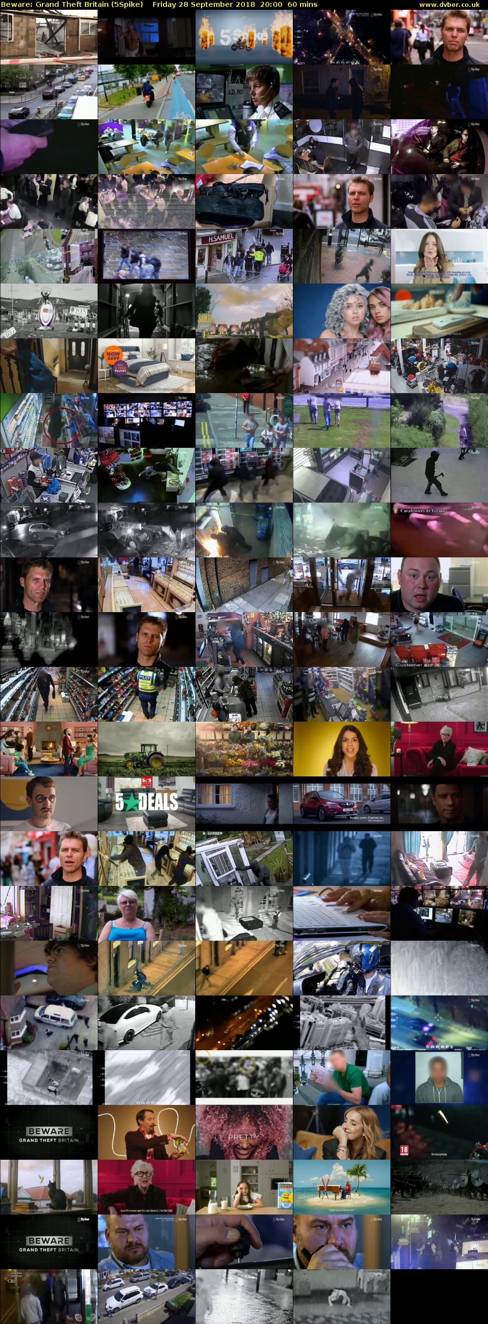 Beware: Grand Theft Britain (5Spike) Friday 28 September 2018 20:00 - 21:00