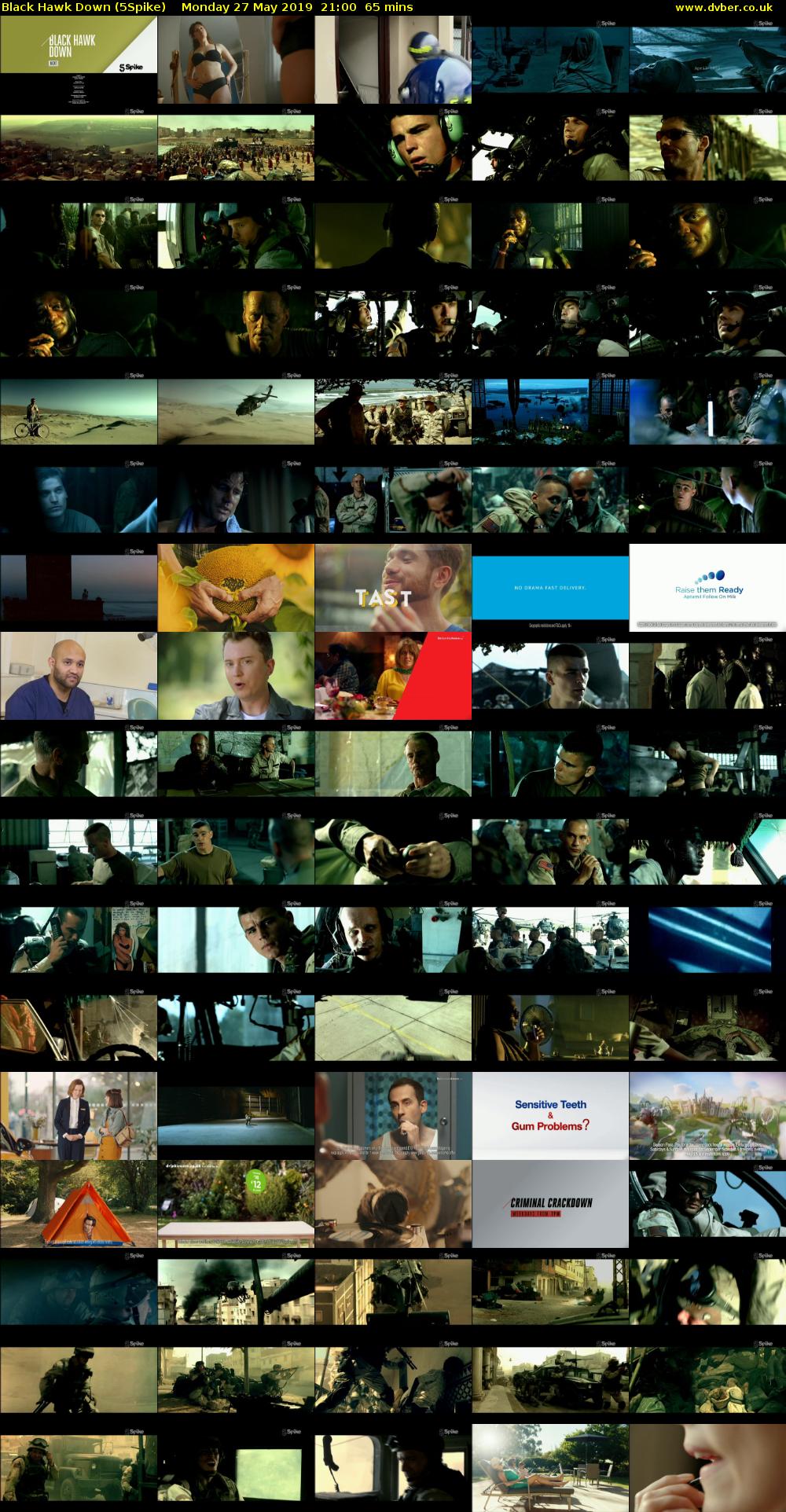 Black Hawk Down (5Spike) Monday 27 May 2019 21:00 - 22:05