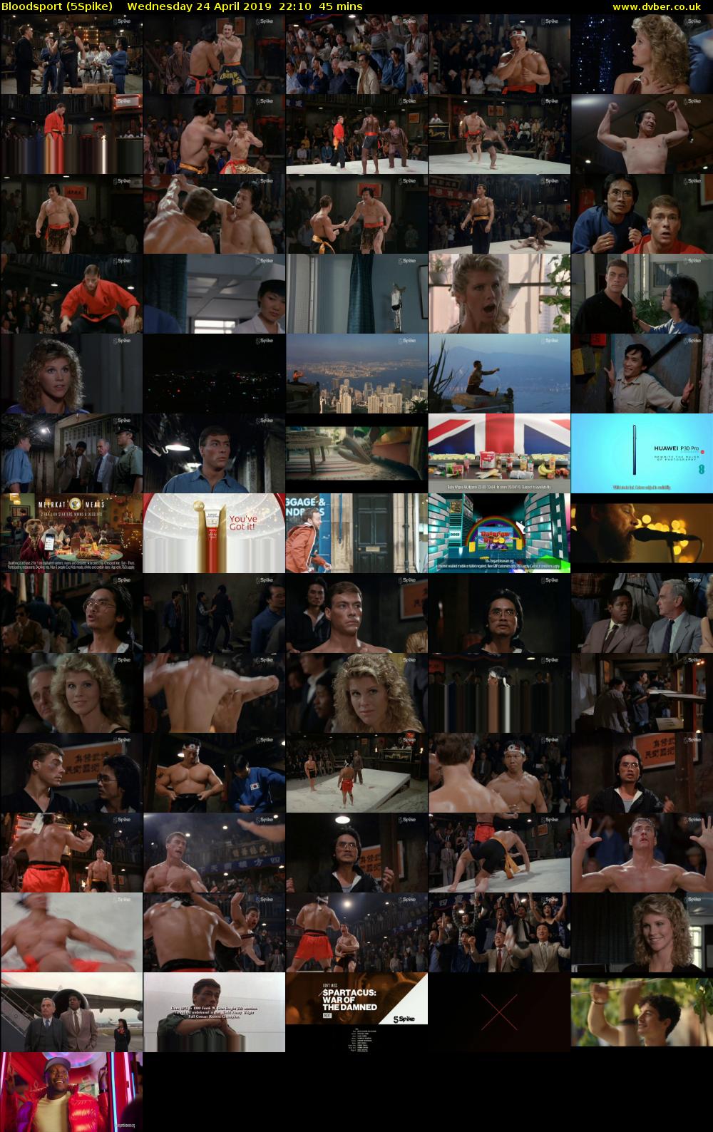 Bloodsport (5Spike) Wednesday 24 April 2019 22:10 - 22:55