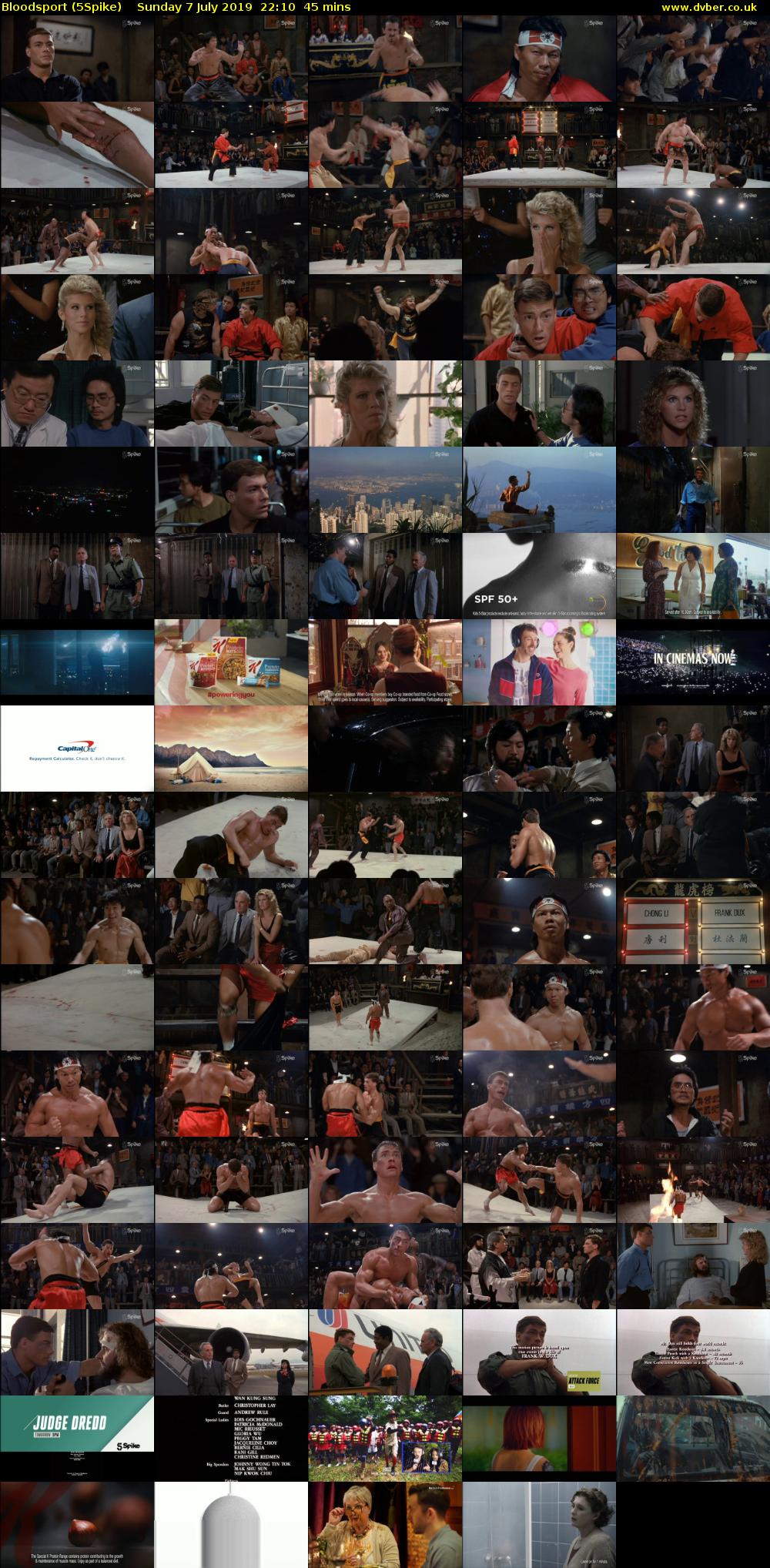 Bloodsport (5Spike) Sunday 7 July 2019 22:10 - 22:55