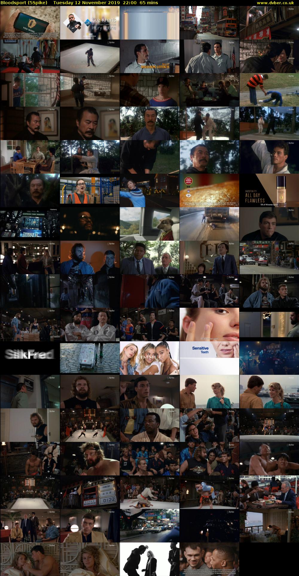 Bloodsport (5Spike) Tuesday 12 November 2019 22:00 - 23:05