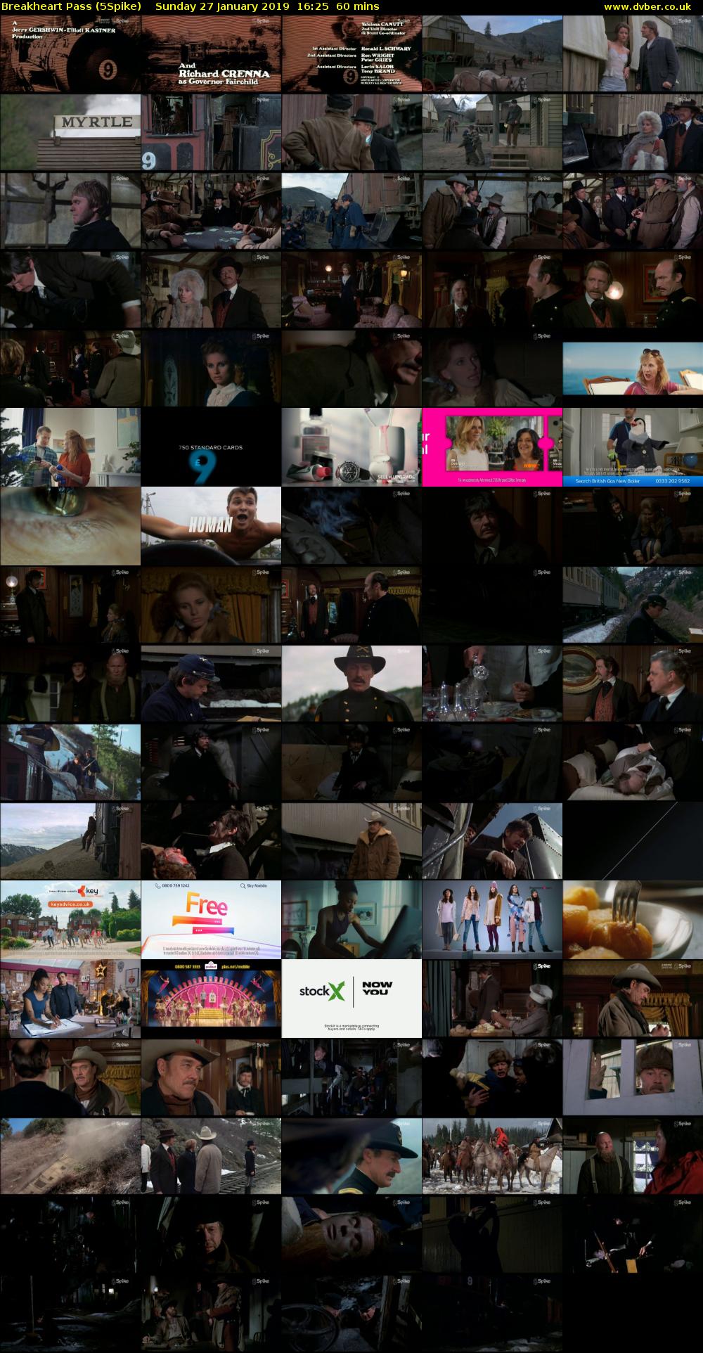Breakheart Pass (5Spike) Sunday 27 January 2019 16:25 - 17:25