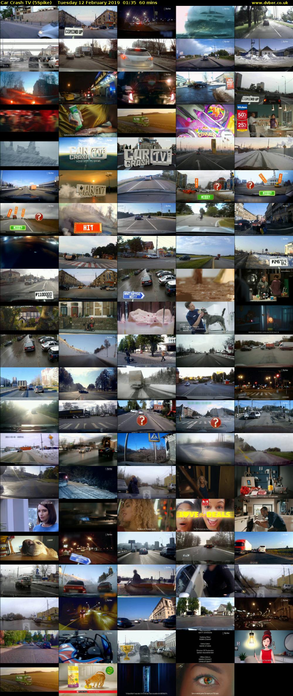 Car Crash TV (5Spike) Tuesday 12 February 2019 01:35 - 02:35
