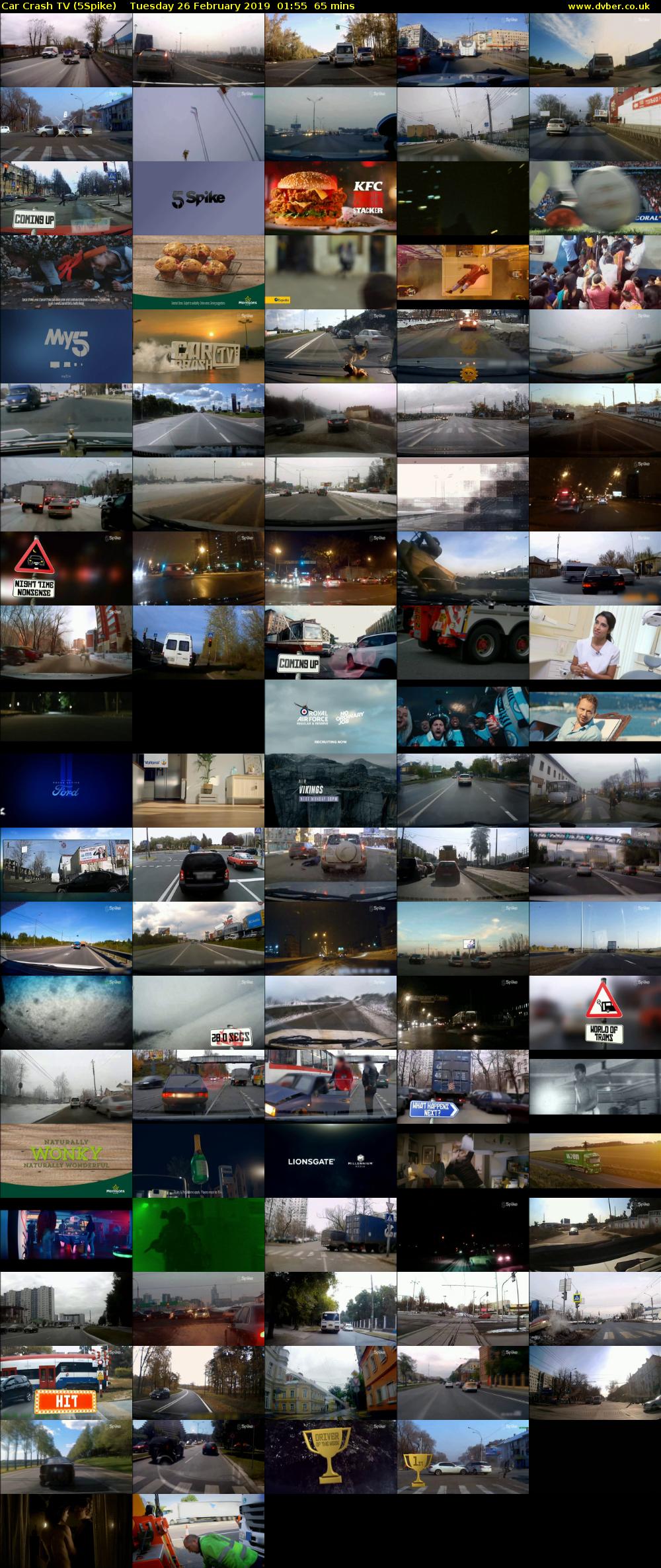 Car Crash TV (5Spike) Tuesday 26 February 2019 01:55 - 03:00