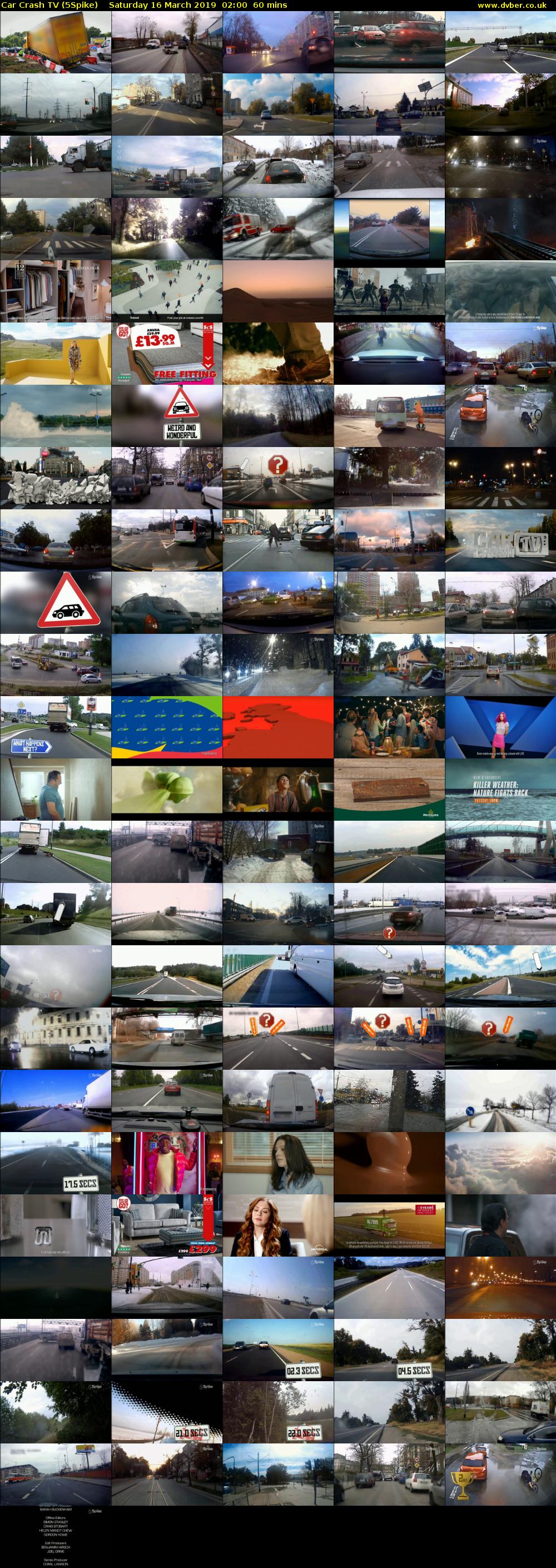 Car Crash TV (5Spike) Saturday 16 March 2019 02:00 - 03:00