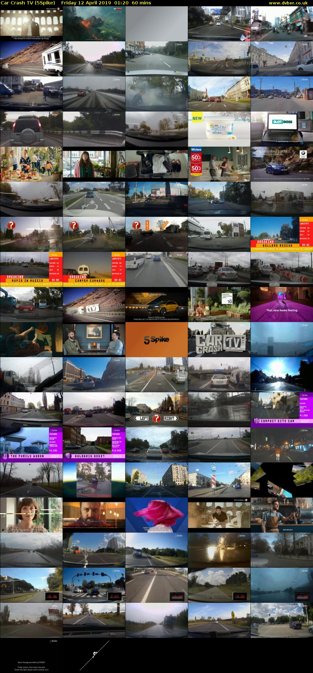 Car Crash TV (5Spike) Friday 12 April 2019 01:20 - 02:20