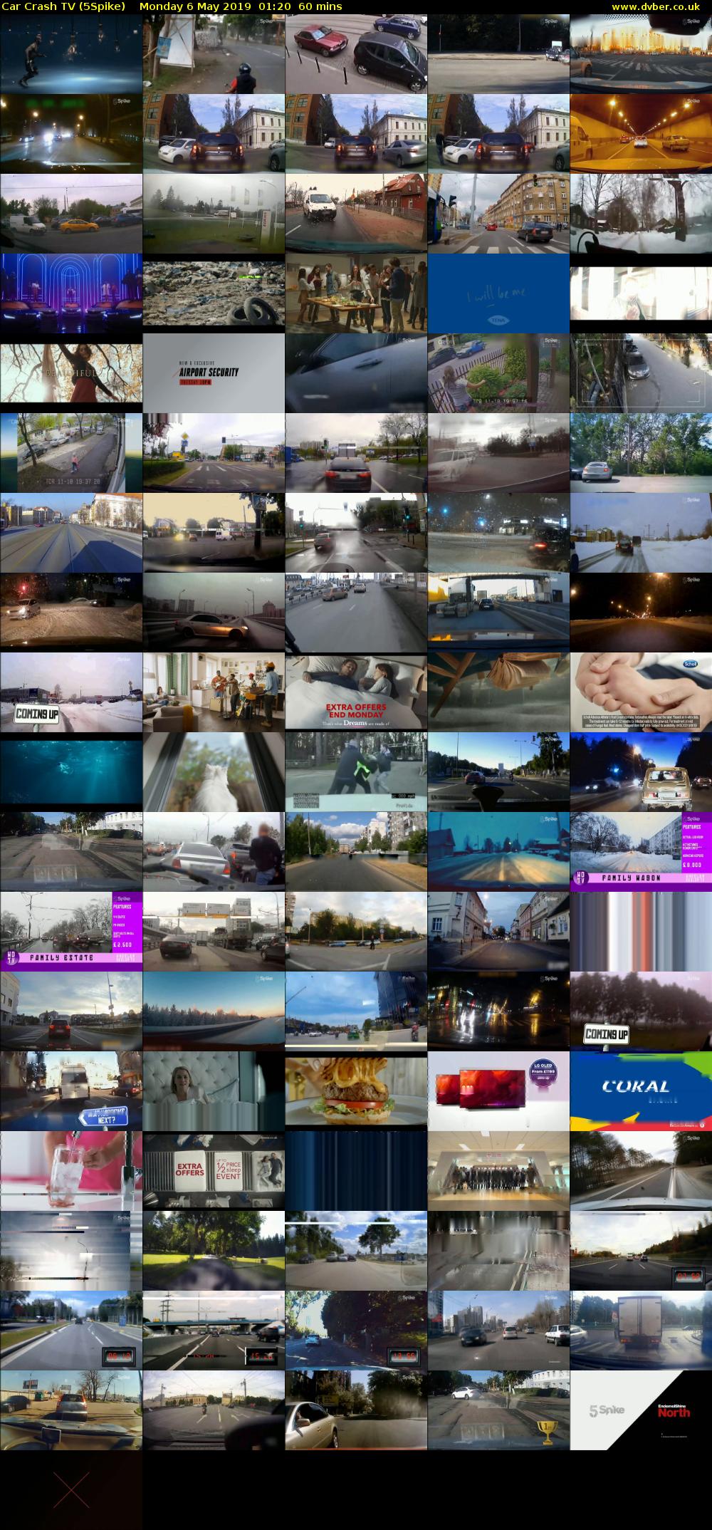 Car Crash TV (5Spike) Monday 6 May 2019 01:20 - 02:20