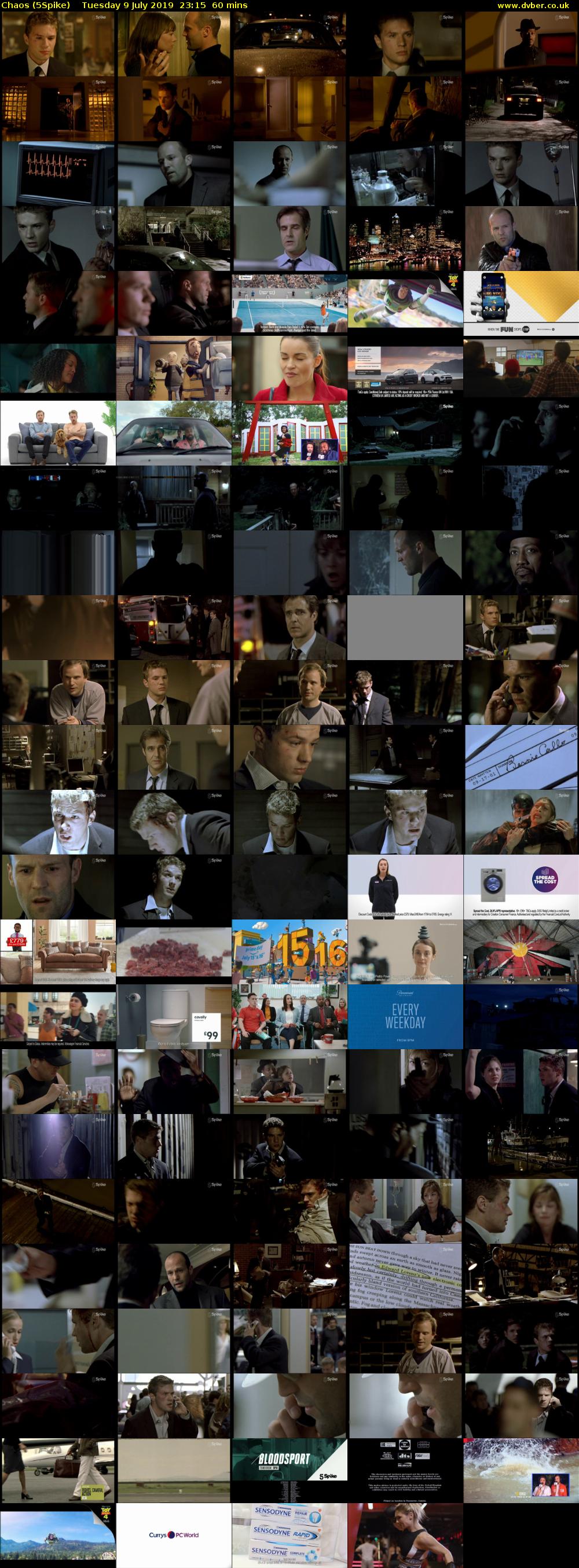 Chaos (5Spike) Tuesday 9 July 2019 23:15 - 00:15