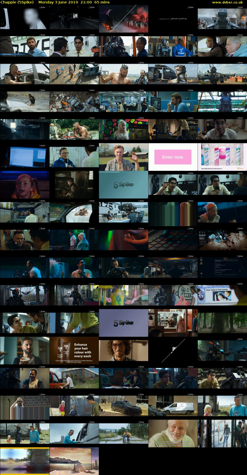 Chappie (5Spike) Monday 3 June 2019 21:00 - 22:05